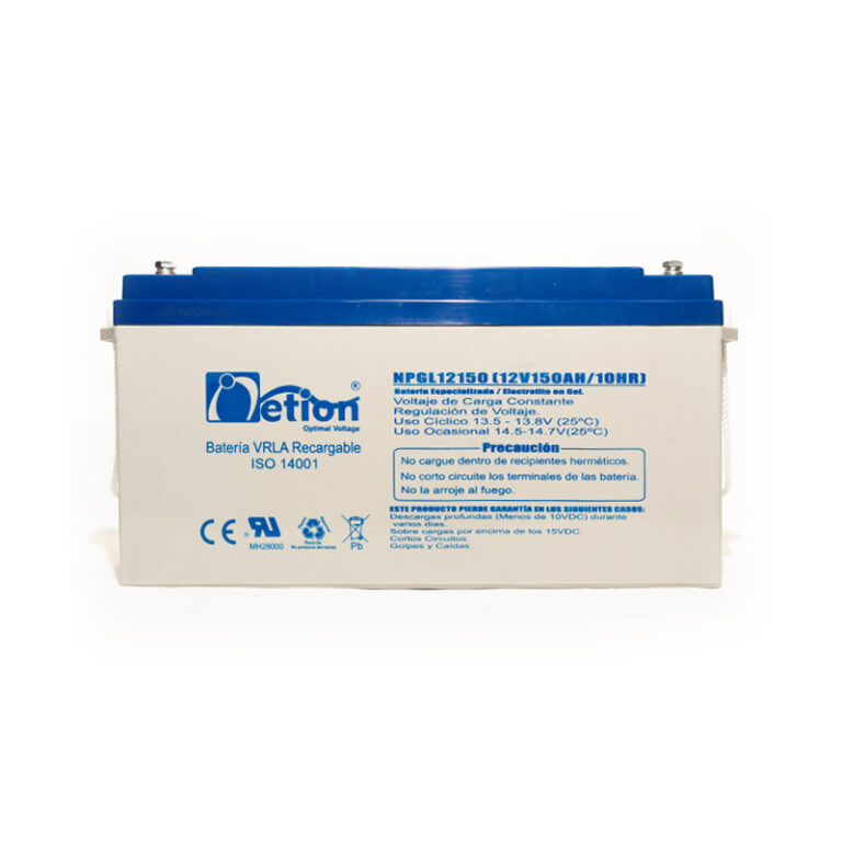 Batería Gel 12V150AH CAC Ingeniería Eléctrica